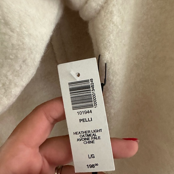 Aritzia the group babaton Pelli heather light oatmeal jacket - Picture 2 of 3